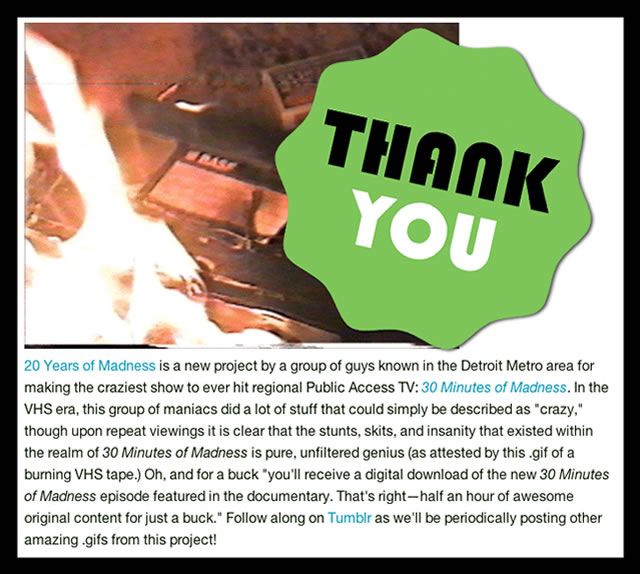 20YOM featured on Kickstarter Blog